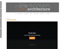 Tablet Screenshot of cookingarchitecture.com